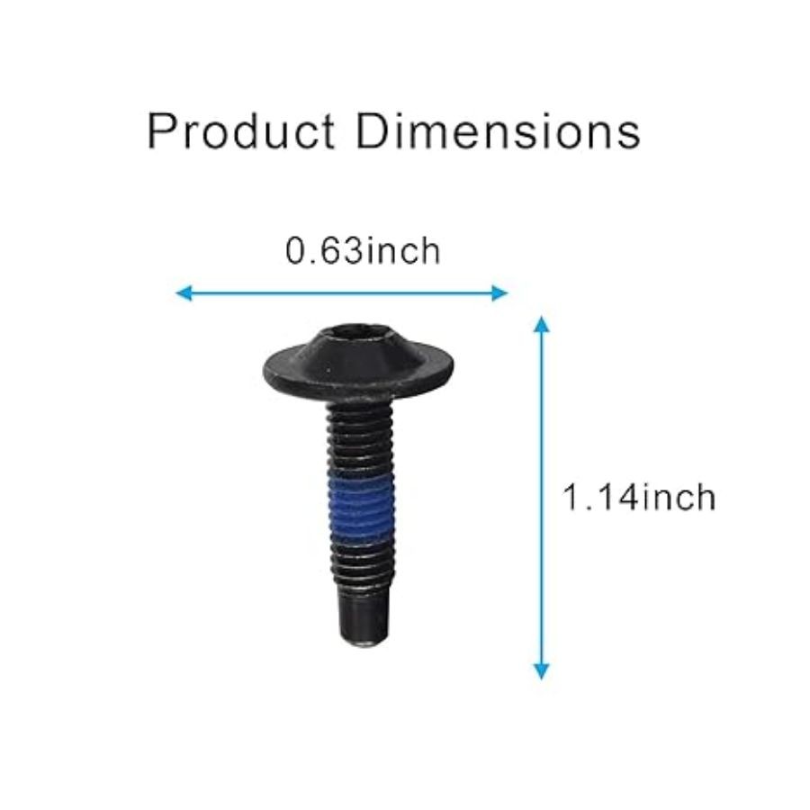 4PCS Tailgate Cap Spoiler Trim Hardware Mounting Screws Compatible - 4