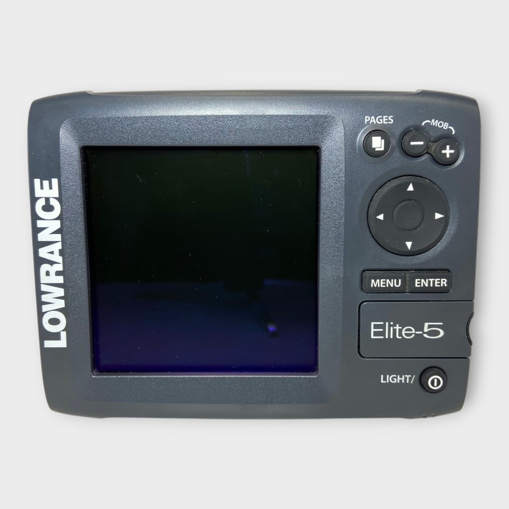 Lowrance - Elite-5 - ChartPlotter/FishFinder With Internal GPS - OK Condition