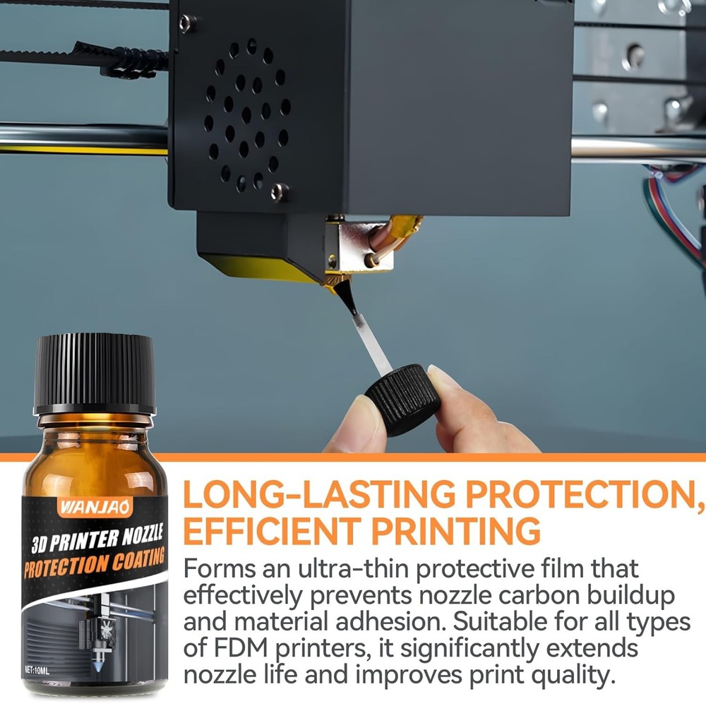 3D Printer Nozzle Protection Coating, 3D Printer Nozzle Cleaner High Temperature