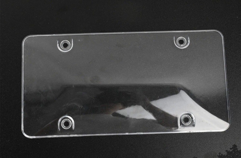 License Plates Shields 2 Pack Frame Covers Clear Bubble Protector For US Plate