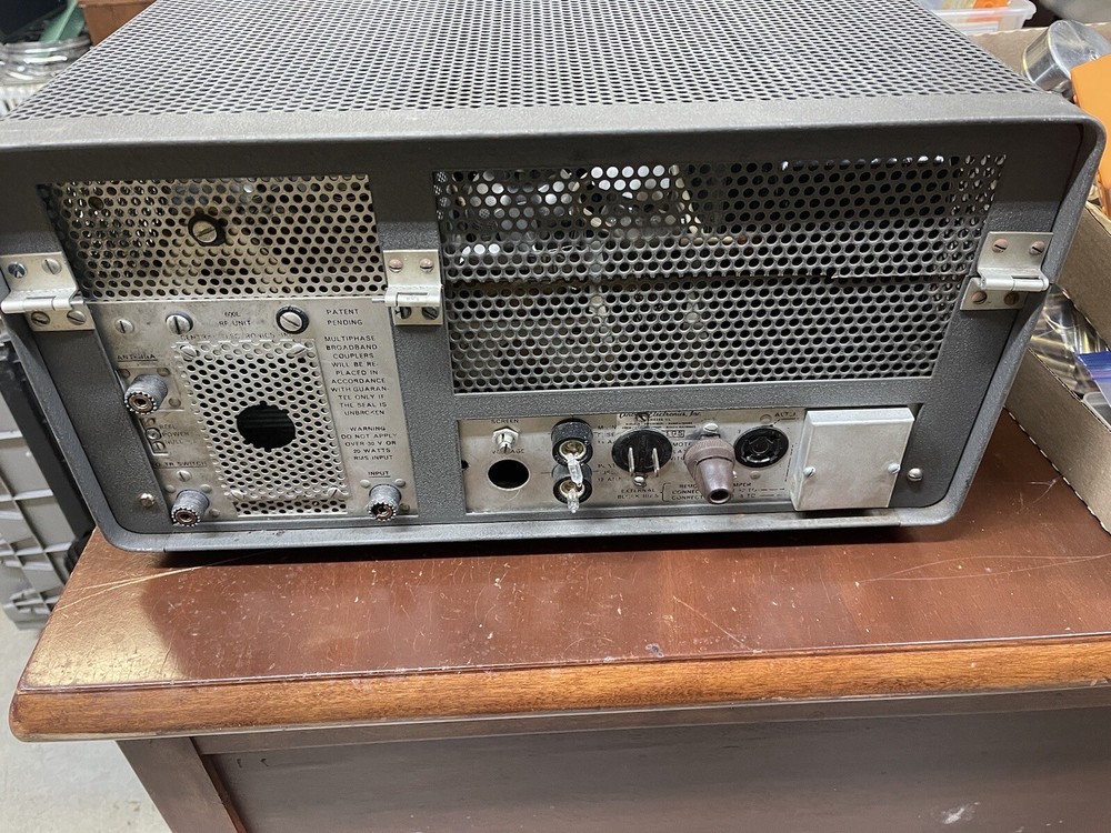 LINEAR 600L RF Amplifier Central Electronics Untested Wes Schum