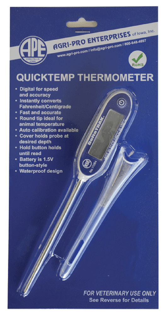 Jumbo Display Quick Temp Digital Livestock Thermometer