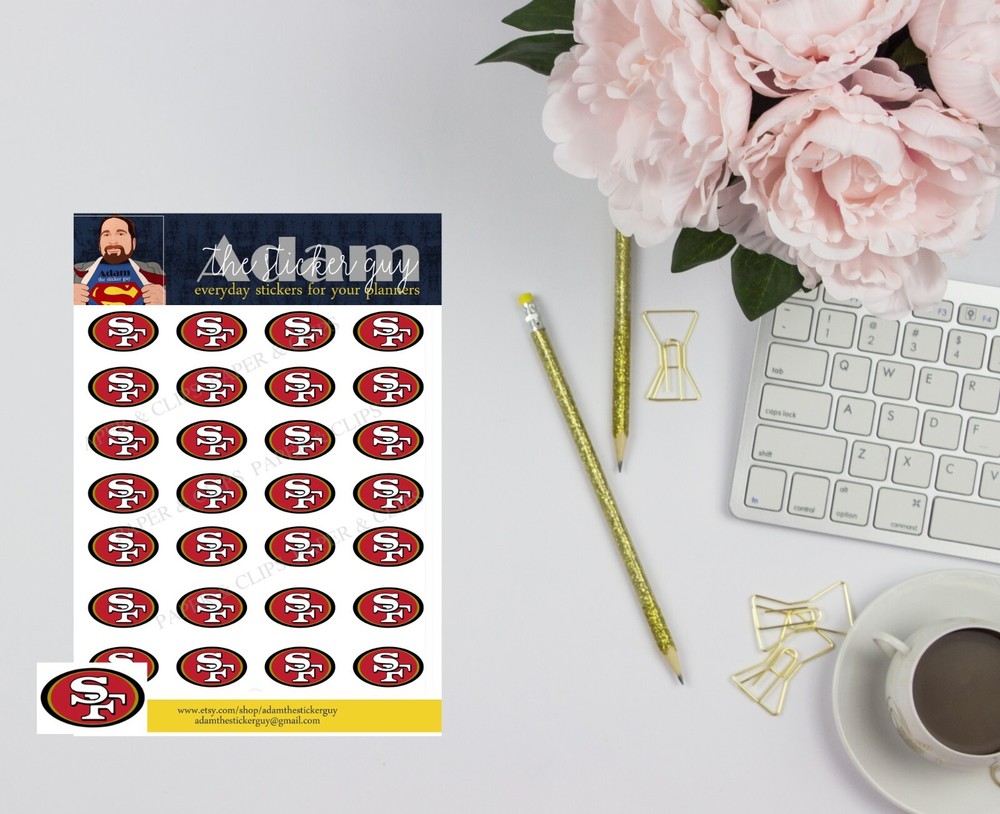 San Francisco 49'ers Planner Stickers