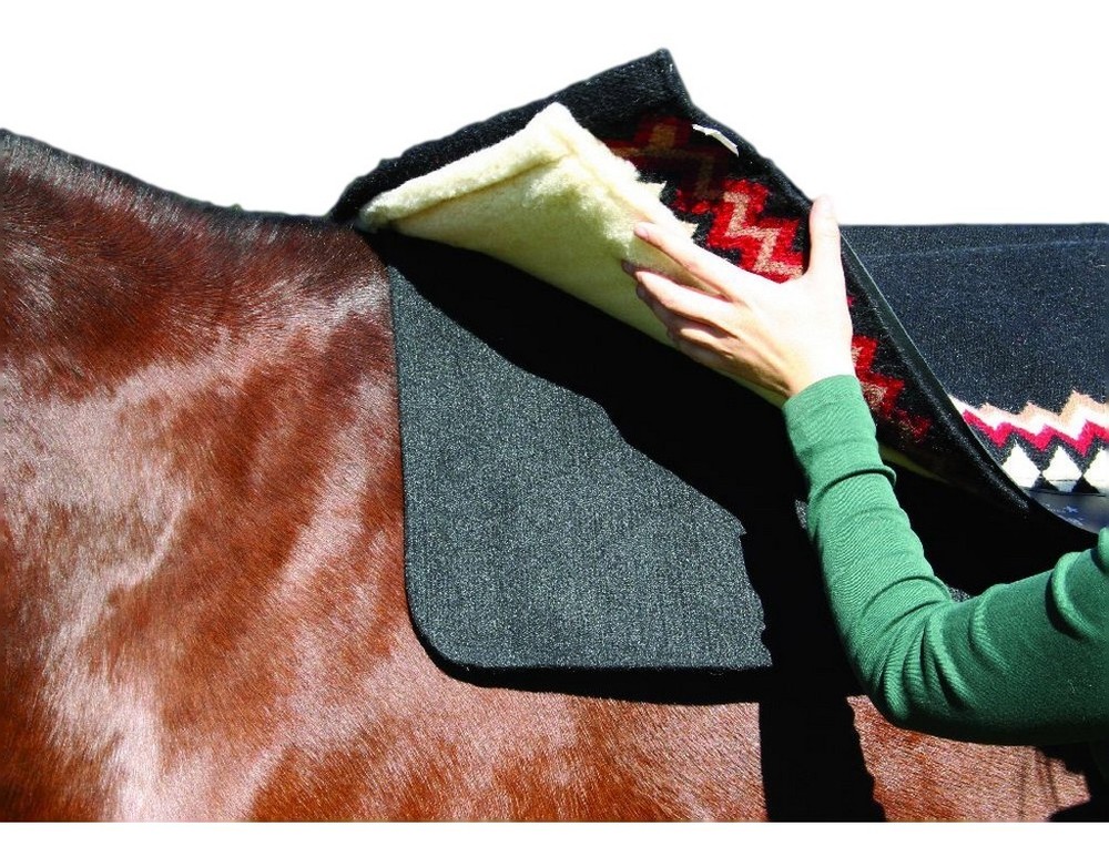 Professionals Choice Saddle Pad 30 x 30 Pad Liner Black PC-PAD-LINER