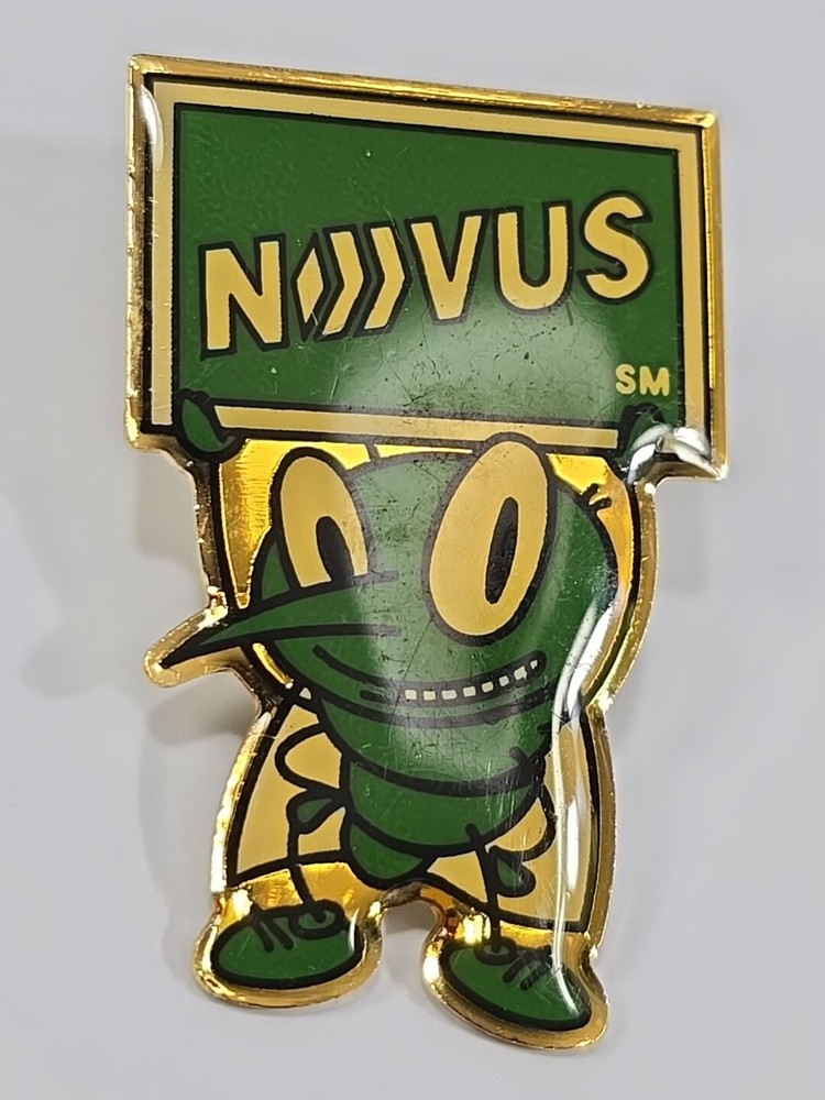 Novus Green Bug Lapel Pin