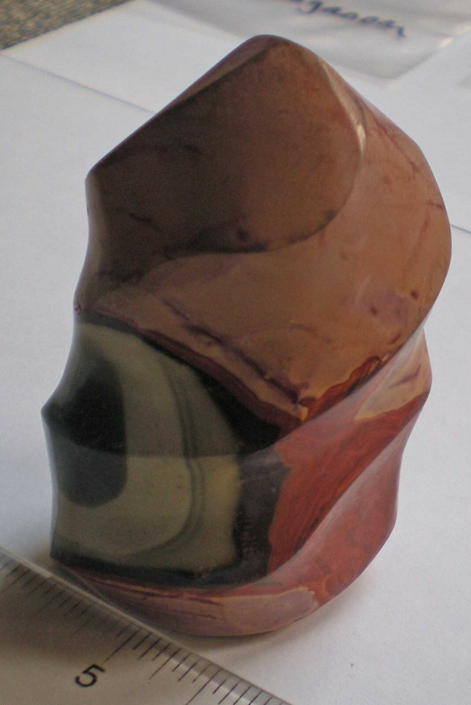 Polychrome Jasper Standing Stone Flame - Madagascar sc962