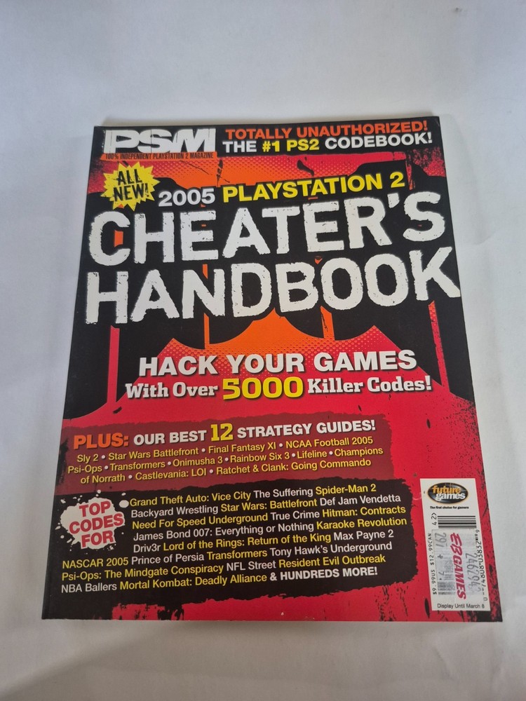 2005 Playstation 2 Cheaters Handboom