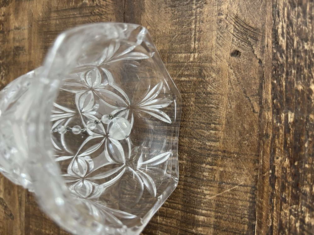Crystal Clear Accent Dinner Bell 6” West Germany