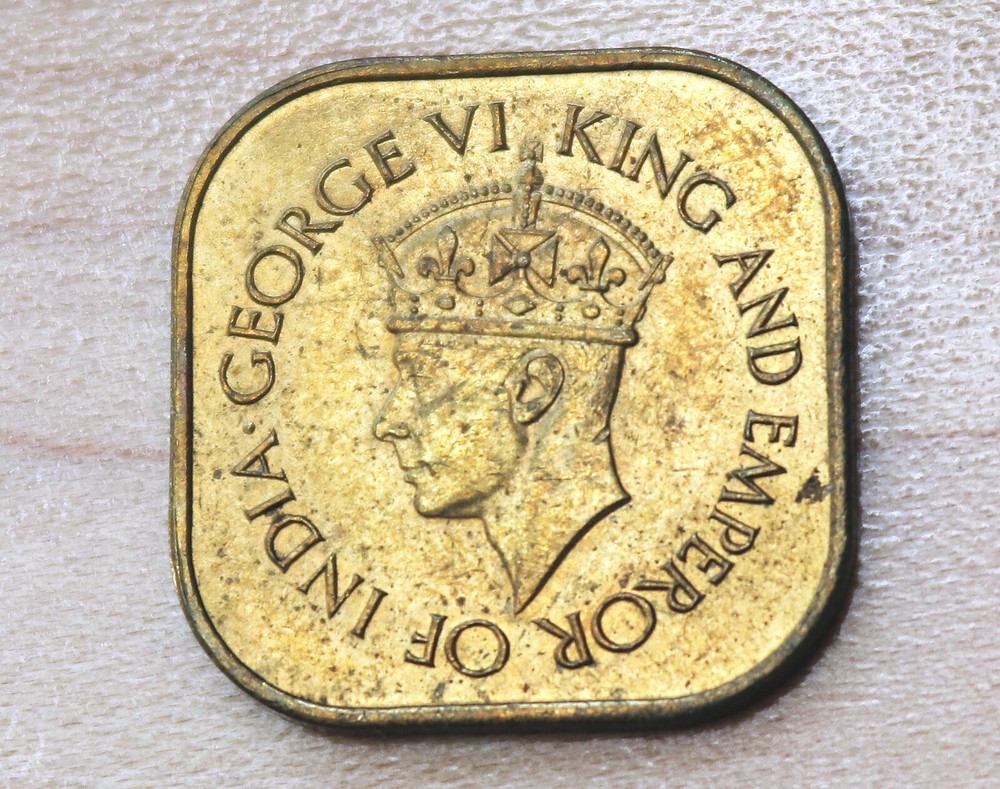 1945 Ceylon Sri Lanka 5 Cents
