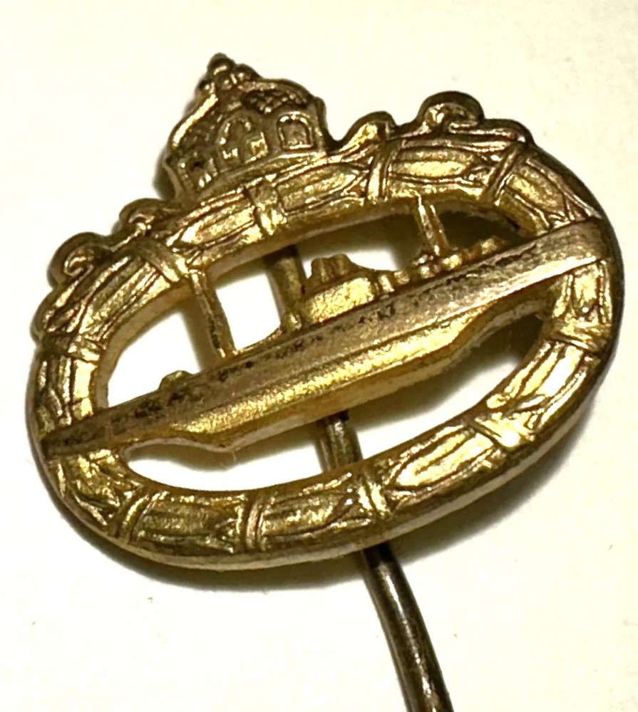 WWI U-Boot Badge Stickpin