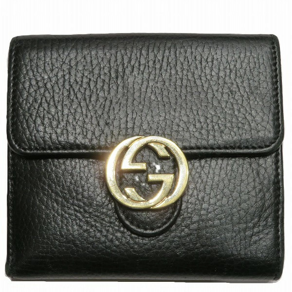GUCCI Interlocking G Trifold Wallet Unisex