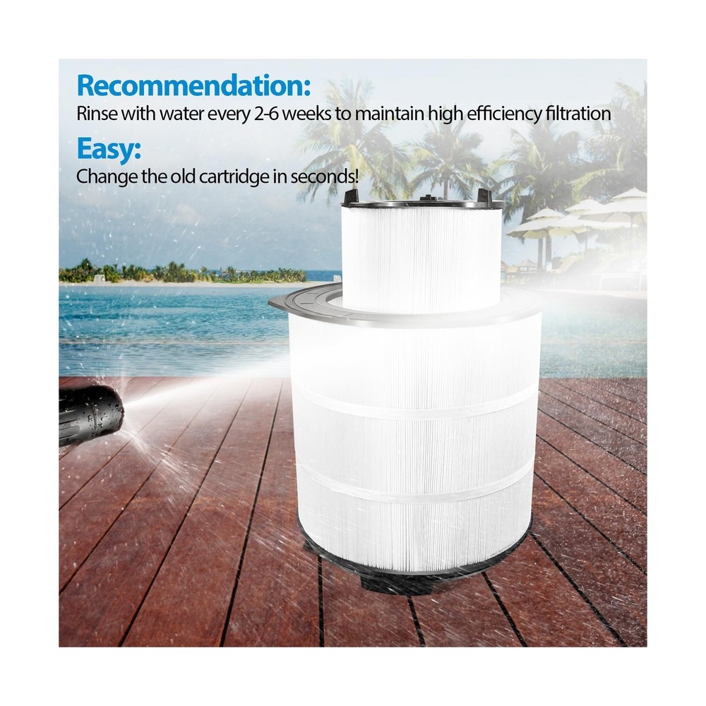 Compatible with Sta-Rite System 3 S8M150 Pool Filter Cartridge Replacement Ki...