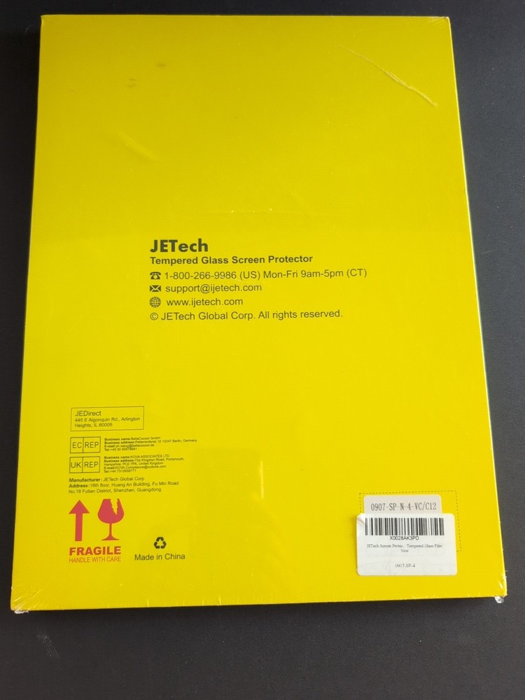 Jetech Tempered Glass Protector iPad Pro New