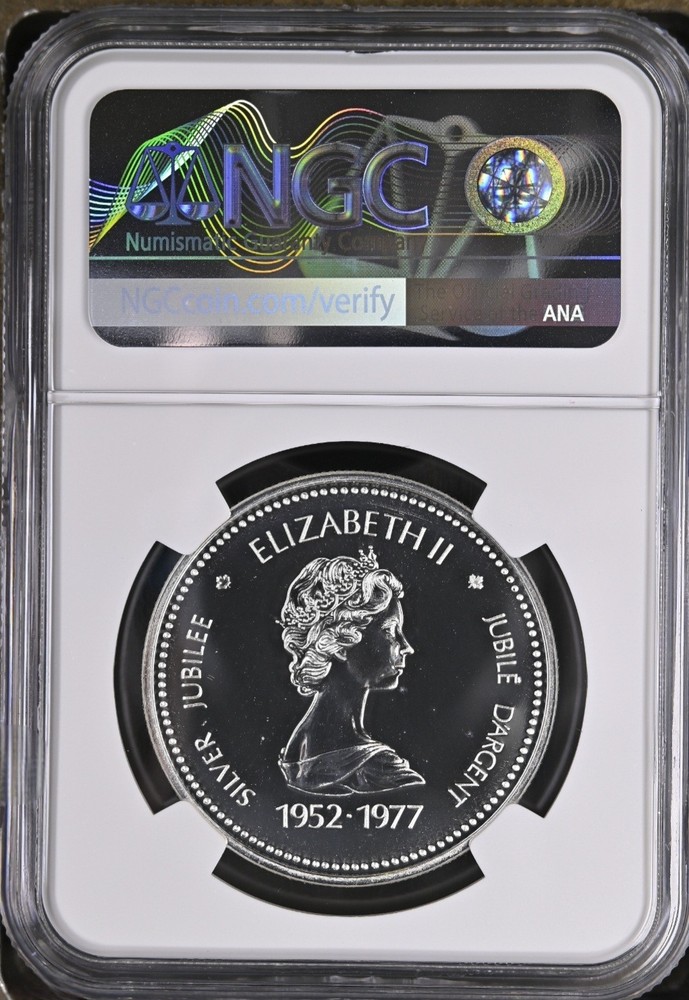 1977 Canada Silver $2 Silver Jubilee Specimen NGC SP 69