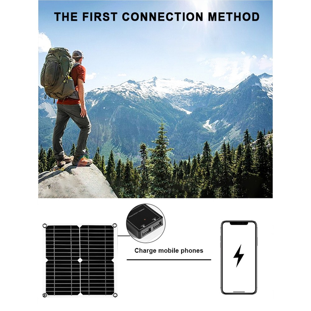 SOECOPO 15000W Complete Solar Power Kit | 300W Panel + Controller + Inverter