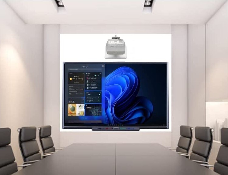 Smart Board_Interactive Whiteboard with Projector Combo for Classroom