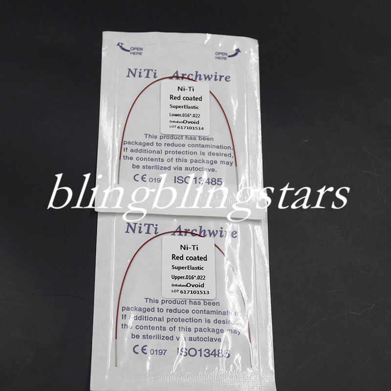 Dental Orthodontic Niti Color Rectangular Arch Wire Supper Elastic Teeth Wire