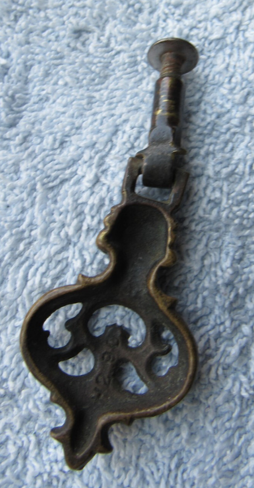 Cabinet or Drawer M2 9CBrass Drop Handle Hardware