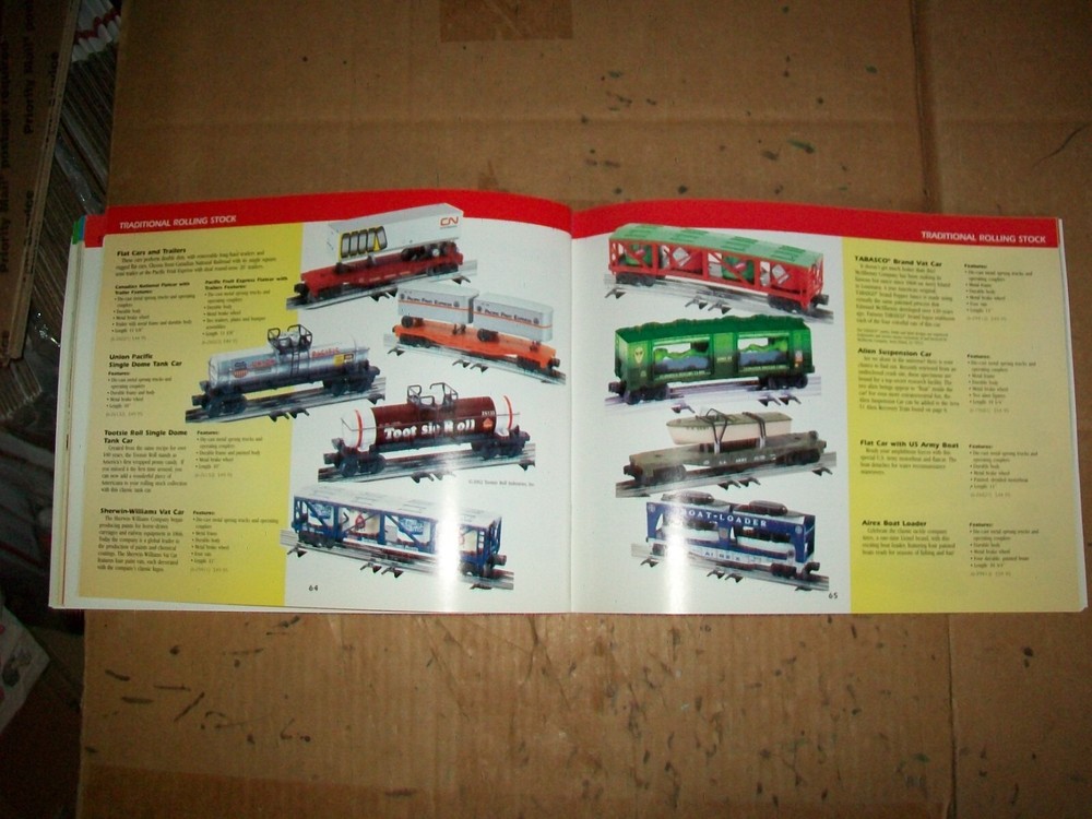 2002 Vintage Lionel Classic Train Catalog Volume 1