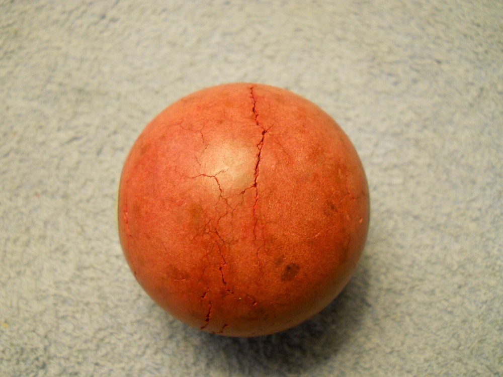 Vintage Clay Billiard Ball- #3