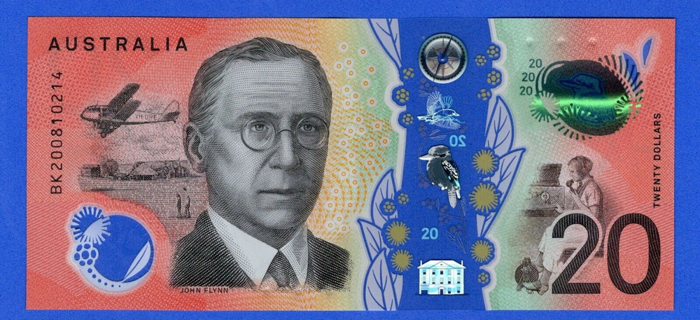 Australia 5 Dollars 2020 P-W64 UNC Polymer Note