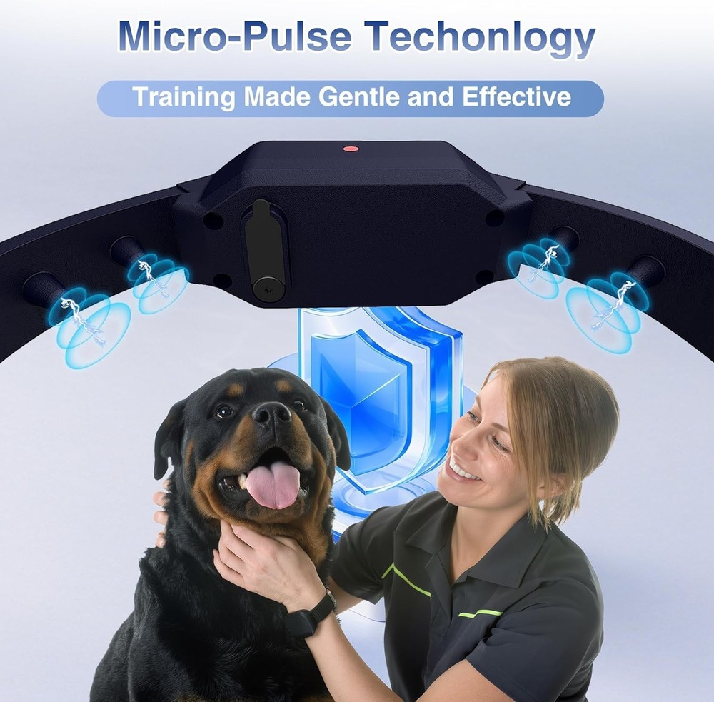 Dog Training Collar with Remote, 4200FT E-Collar with LED Light, 3 Training Mode