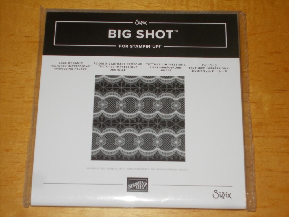 Stampin'Up! LACE DYNAMIC 3D Embossing Folder NEW