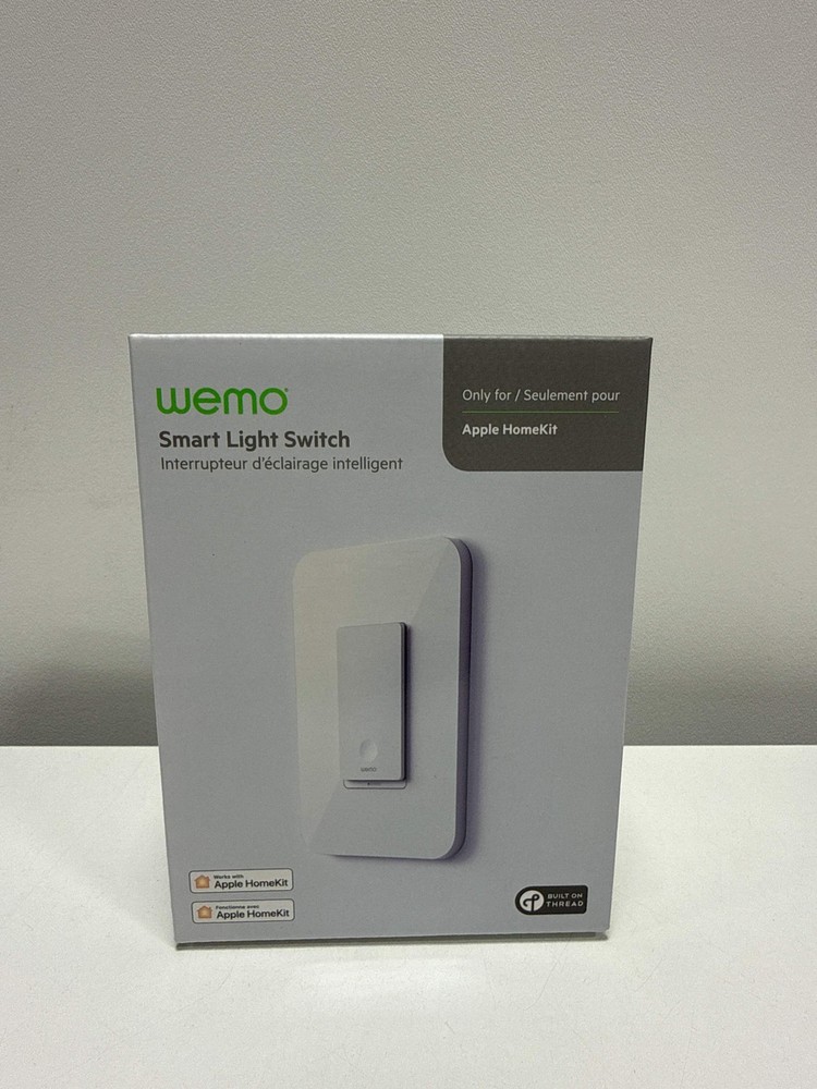 Wemo Smart Light Switch with Thread WLS0503 - Requires Neutral Wire