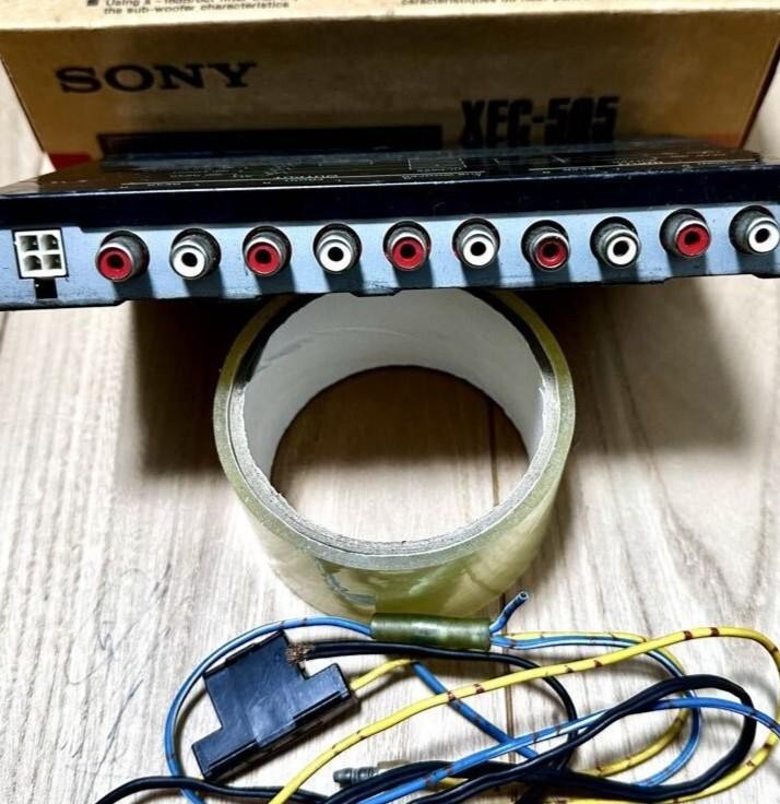 Sony XEC-505 Analog Equalizer with Box Vintage