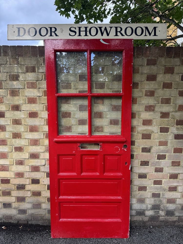Reclaimed Victorian Wooden Panel Front Door 2080 x 853mm
