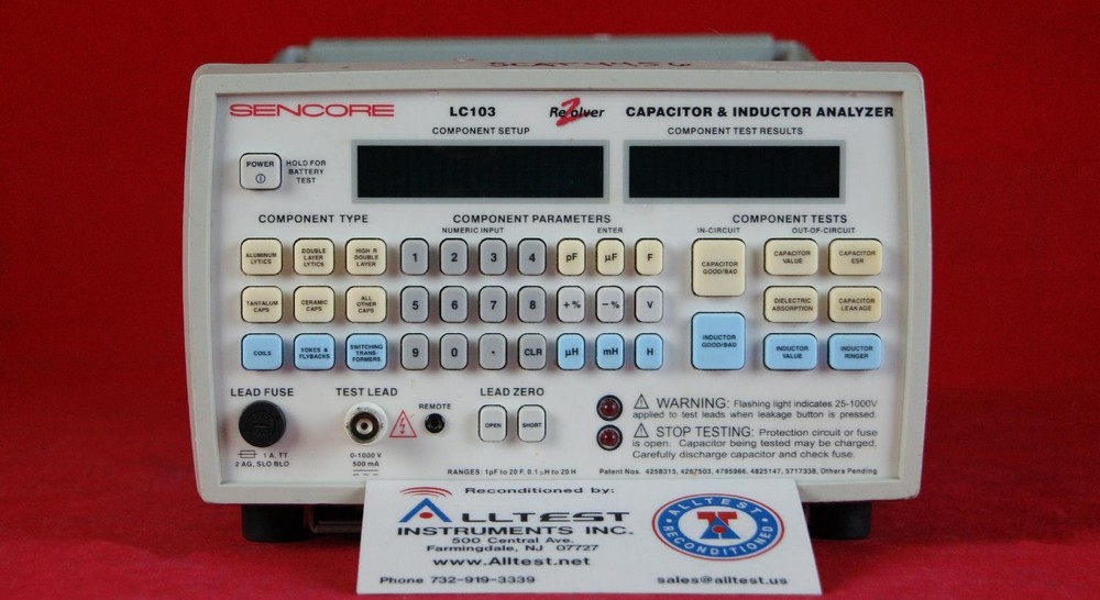 Sencore LC103 Capacitor & Inductor Analyzer
