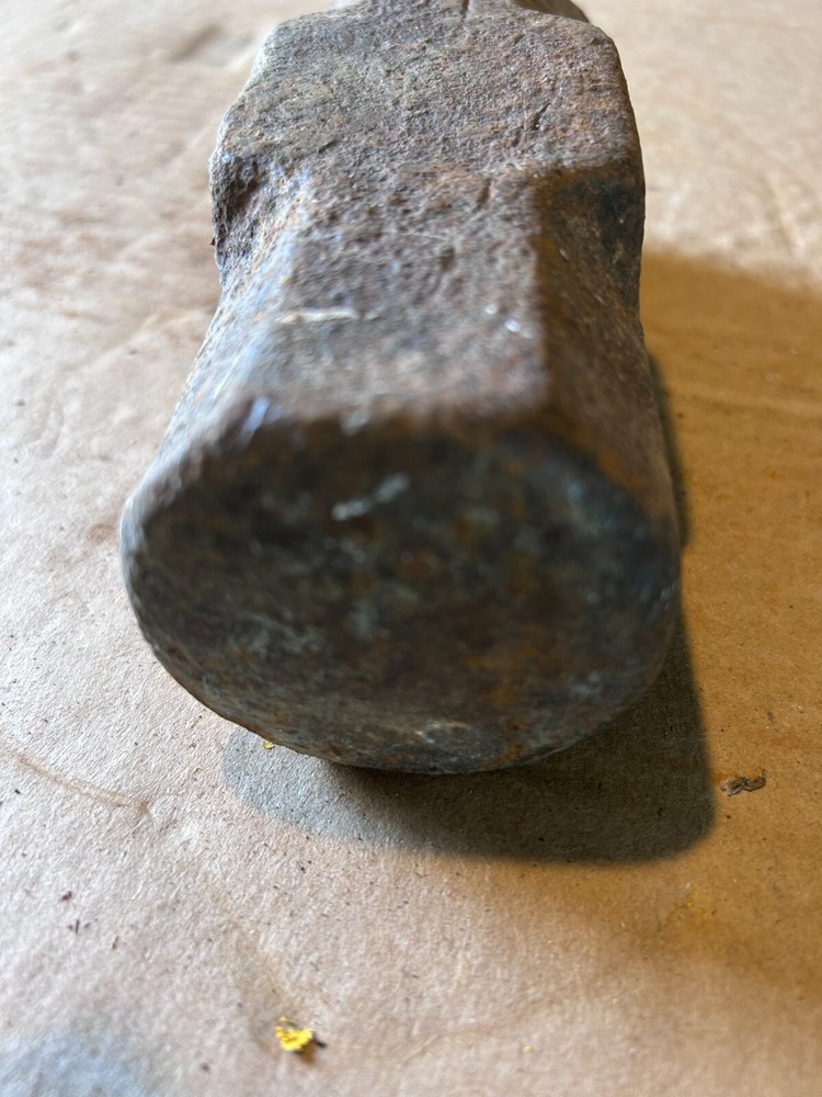 Rustic Original Vintage Primitive Forge Sledge Hammer more than 8 lb no handle