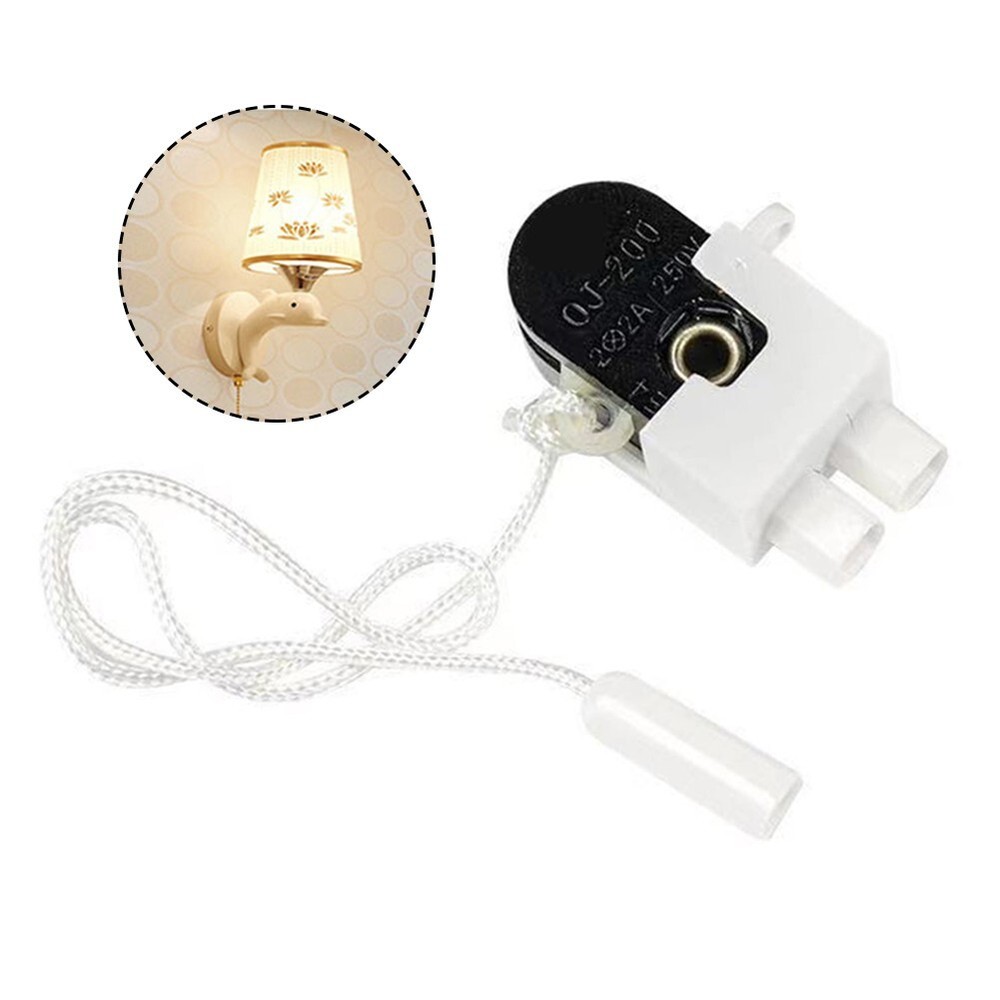 Pull cord switch Pull cord wall light switch with cord rotating pull cord switch