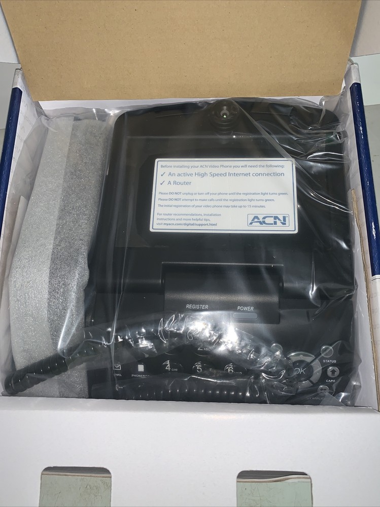 ACN IRIS~ 3000-US, 7" Screen Videophone Landline Ethernet Conferencing