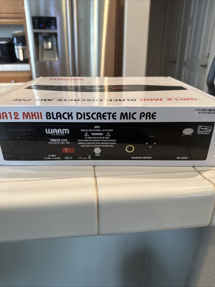 WA12 MKii Black Discrete Mic Pre