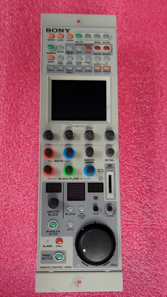 Sony Camera RCP-D51 Remote Control Panel with dial-style controller Untested