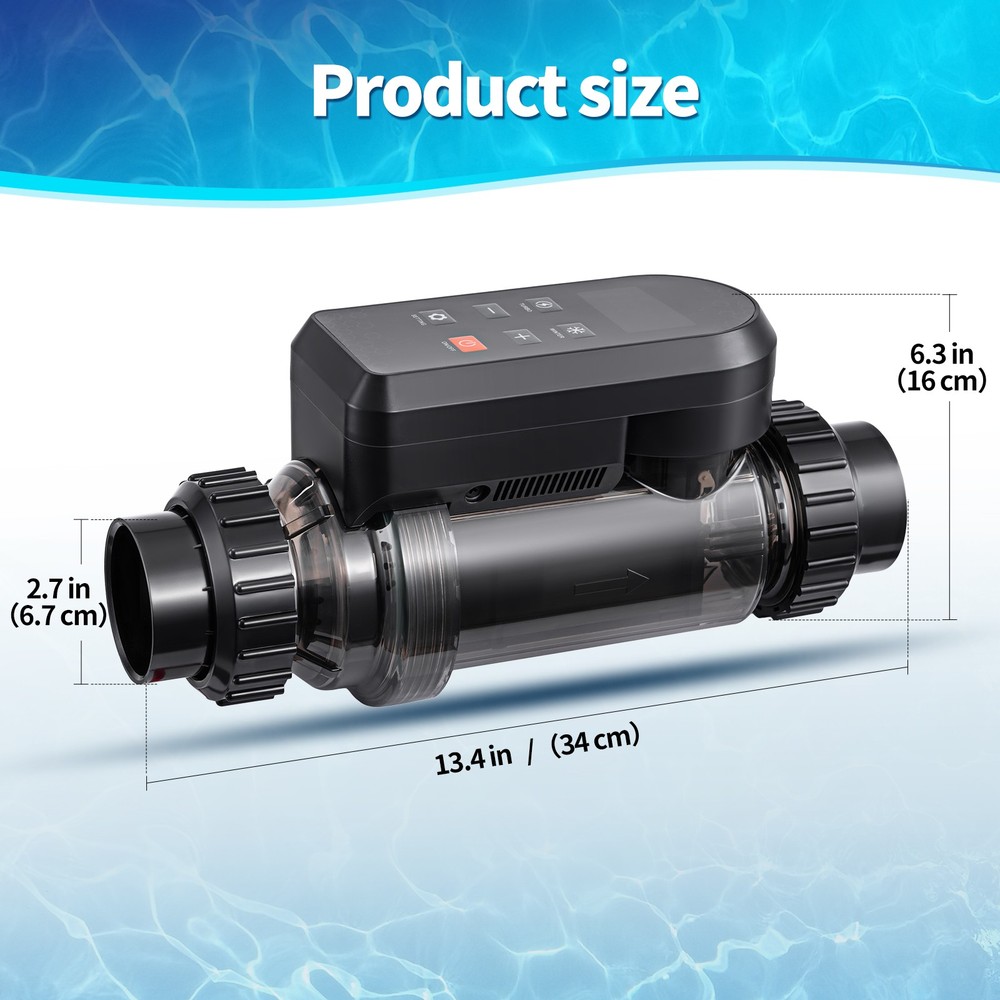 Salt Water Pool Chlorinator System Saltwater Chlorine Generator WIFI App Control
