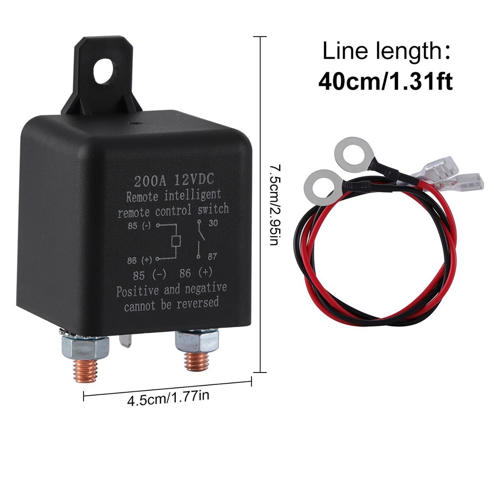 Car Battery Switch Disconnect Power Kill Master Isolator Cut Off Remote Control