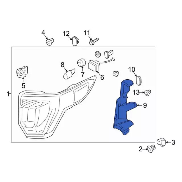 Genuine Ford Tail Light Assembly Insulator FB5Z-13420-B