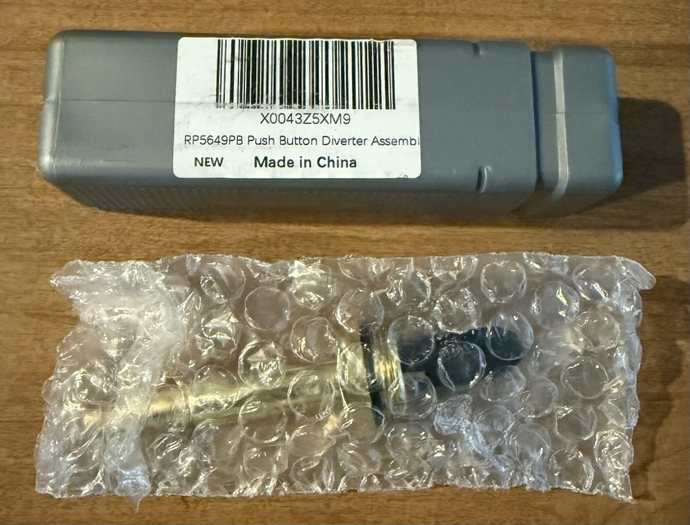 DELTA Chrome RP5649 Push Button Diverter Assembly - Genuine DELTA PART