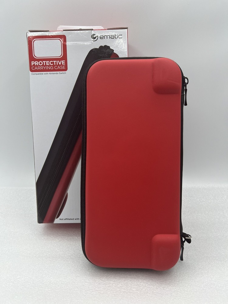 Ematic Nintendo Switch Compatible Protective Carrying Hardshell Zippered Case