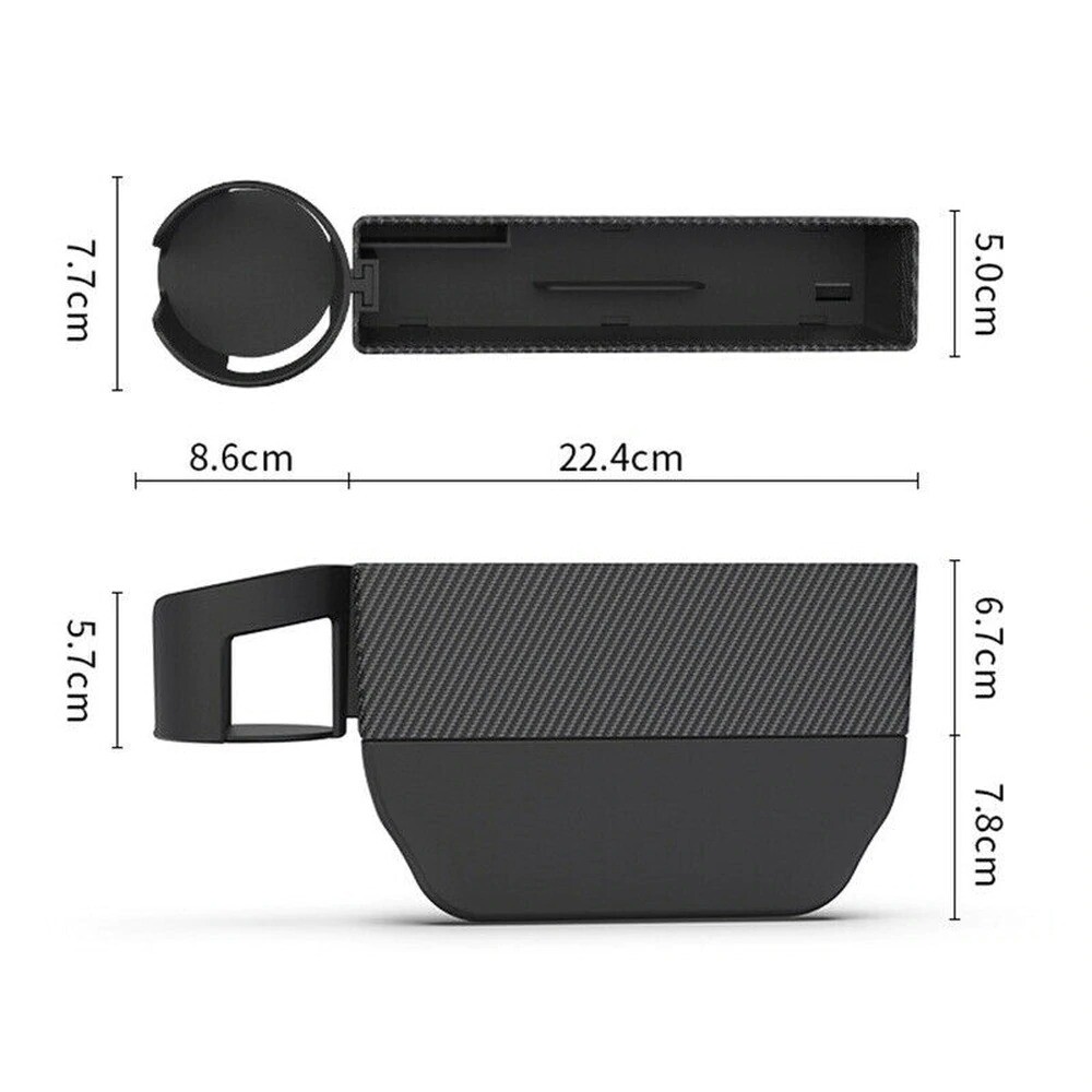 Car Seat Crevice Storage Box Slot Multi-function Organizer Car Foldable Cup Hold