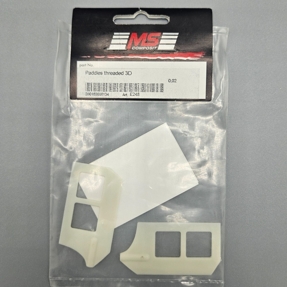 MS Composit Threaded Flybar Paddles, 2pc - MSCE248