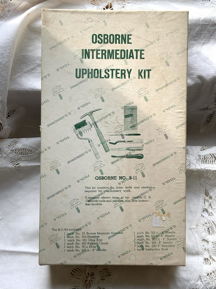Osborne Intermediate Upholstery Kit No. B-11    ~~~~ Never Used * Missing Hammer