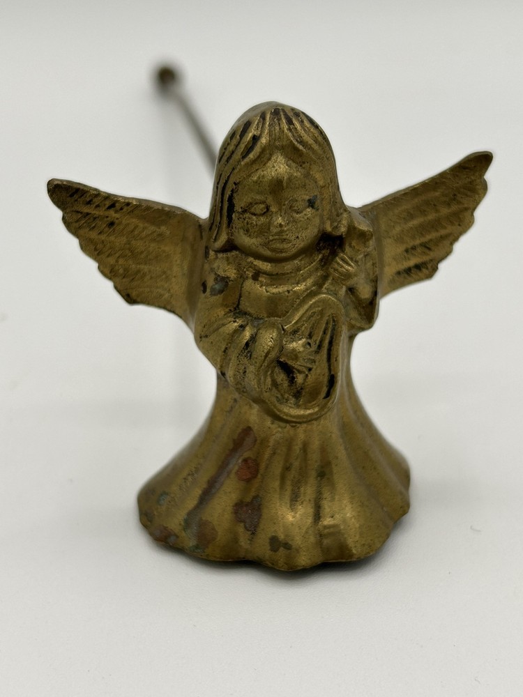 Long Handle Brass Cherub Angel Candle Snuffer