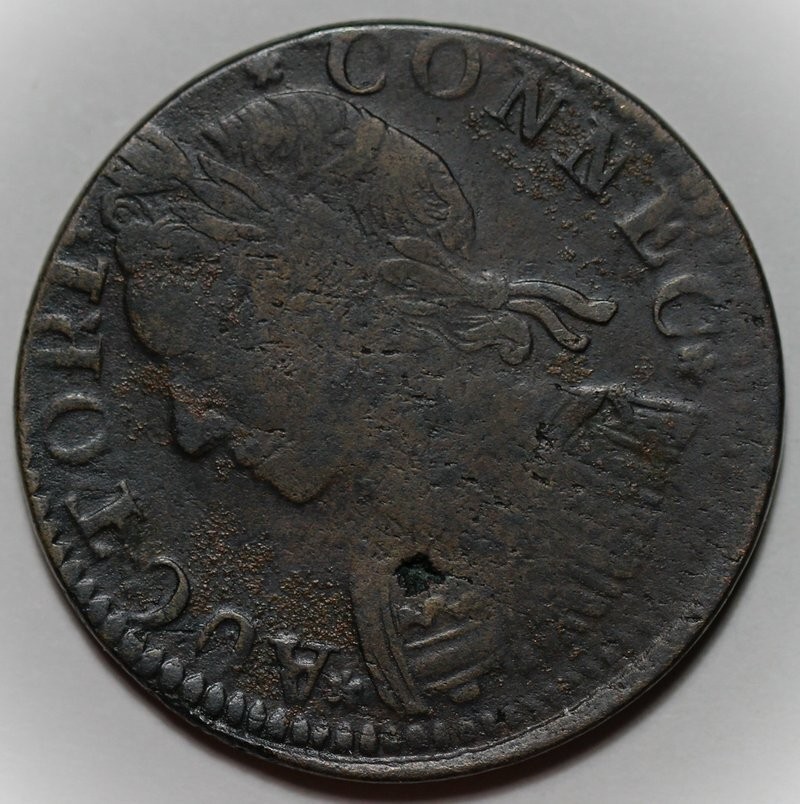 1787 Connecticut Colonial Copper - Mailed Bust Left