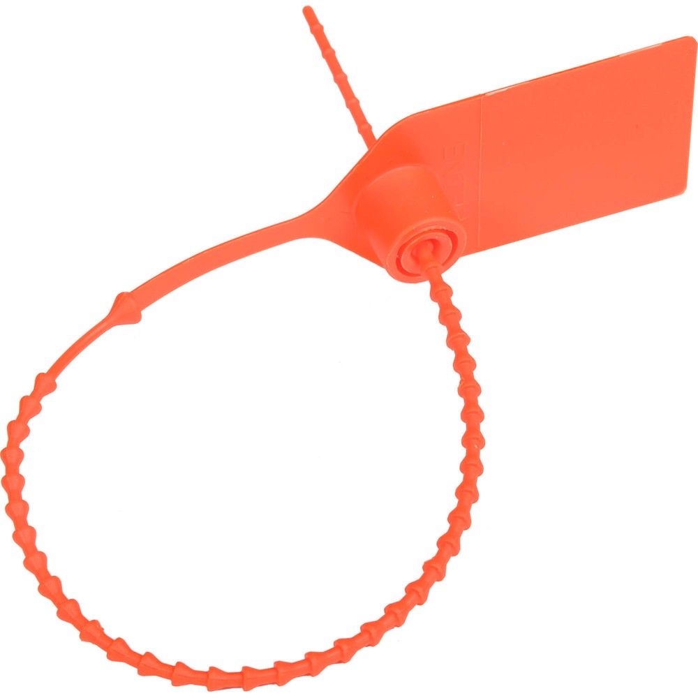 Adjustable Extinguisher Tamper Seal 9"L Orange 100/Pack