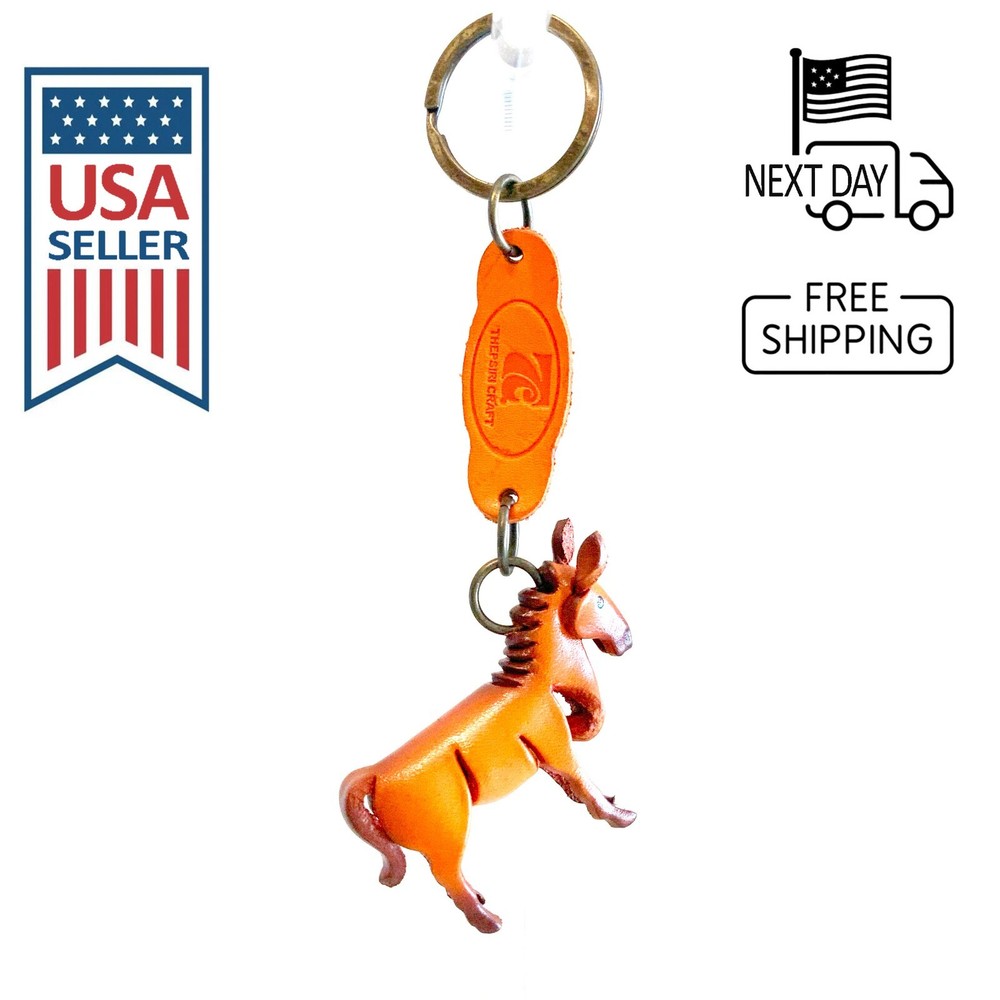 Horse Handmade Leather Keyring