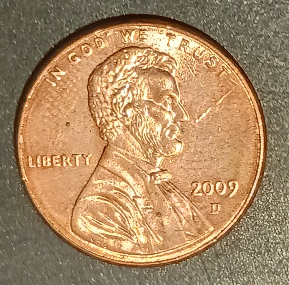 2009 Lincoln Bicentennial Penny With Error Uncirculated