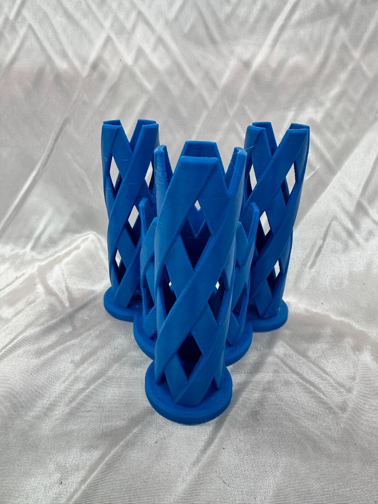 Bathroom Organzier Set 2 Pieces Blue